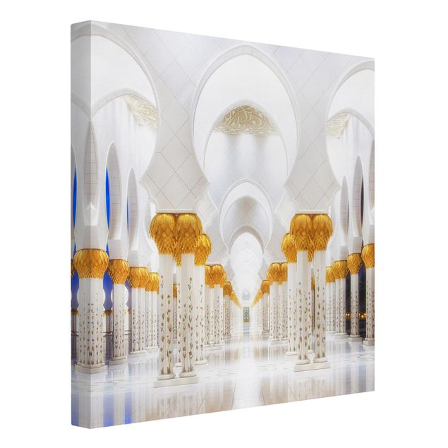 Print on canvas - Mosque In Gold