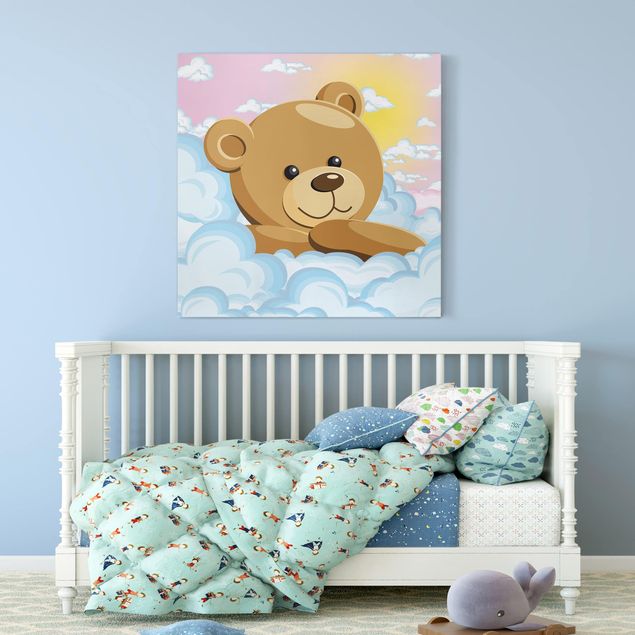Print on canvas - No.EG32 Dreamy Teddy
