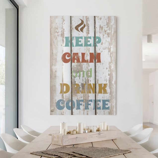 Print on canvas - No.RS184 Drink Coffee