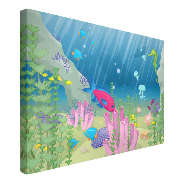 Print on canvas - No.RY25 Underwater World