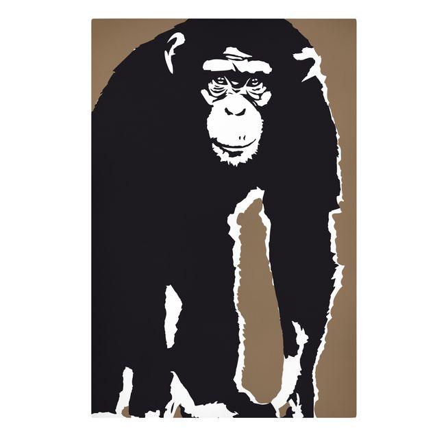 Print on canvas - Chimpanzee
