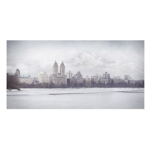 Print on canvas - No.YK2 New York In The Snow