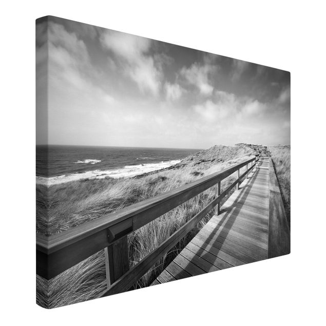 Print on canvas - Stroll At The North Sea ll