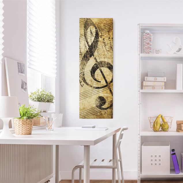 Print on canvas - Music Note