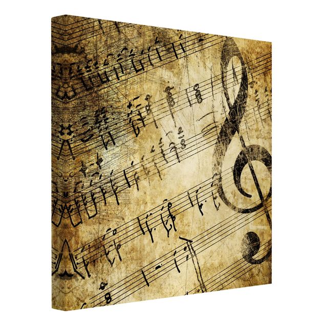 Print on canvas - Music Note