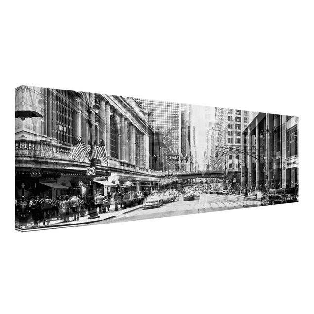 Print on canvas - NYC Urban Black And White