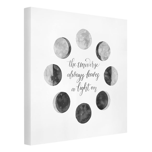 Print on canvas - Ode To The Moon - Universe