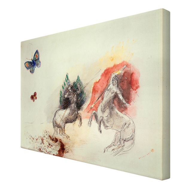 Print on canvas - Odilon Redon - Battle of the Centaurs