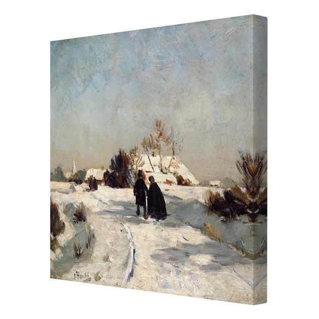 Print on canvas - Otto Modersohn - New Year's Day