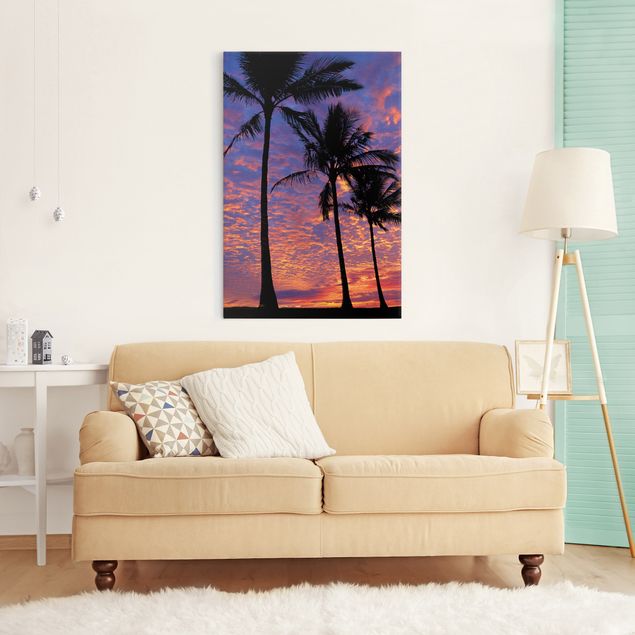 Print on canvas - Palms