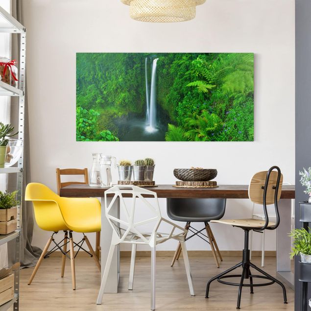 Print on canvas - Heavenly Waterfall