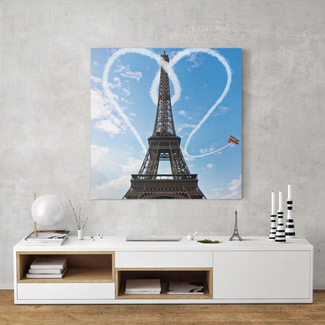 Print on canvas - Paris - City Of Love