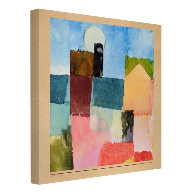 Print on canvas - Paul Klee - Moonrise (St. Germain)