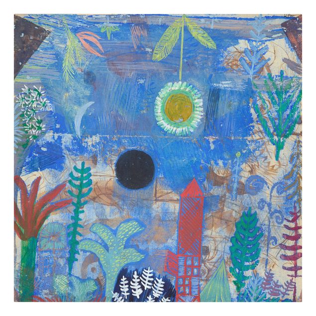Print on canvas - Paul Klee - Sunken Landscape