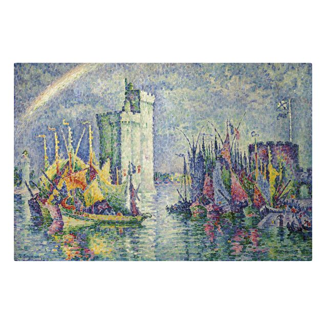 Print on canvas - Paul Signac - Rainbow at the Port of La Rochelle