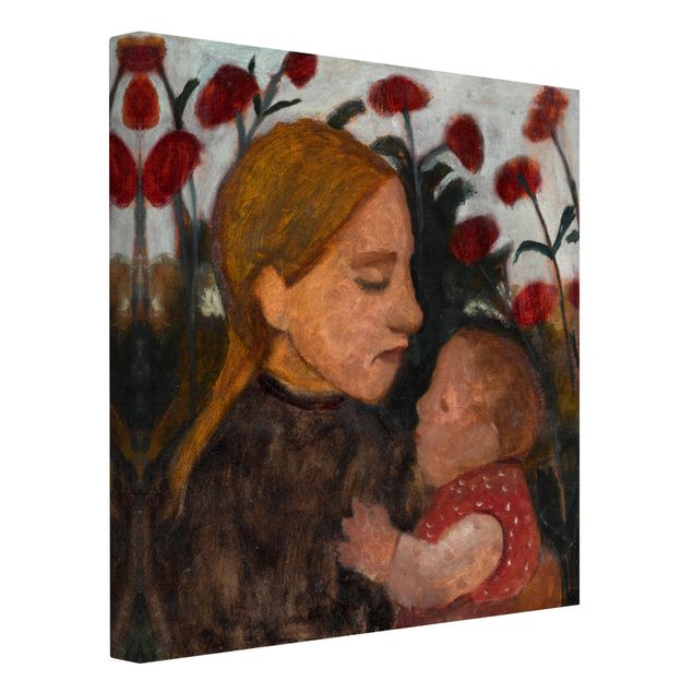Print on canvas - Paula Modersohn-Becker - Girl with Child