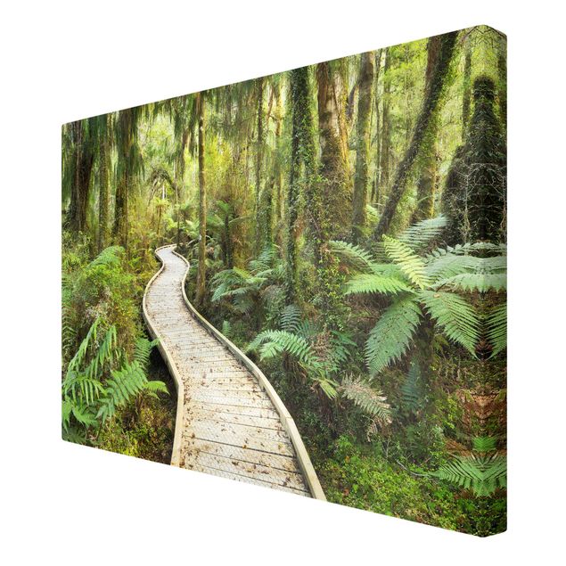 Print on canvas - Path In The Jungle