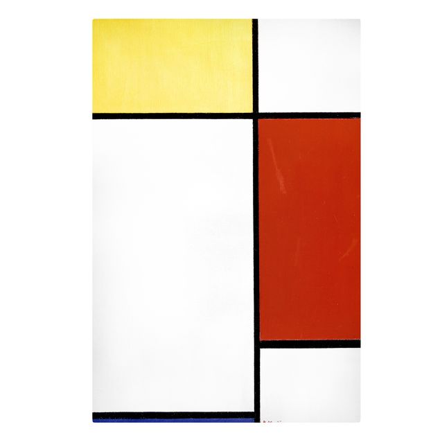 Print on canvas - Piet Mondrian - Composition I