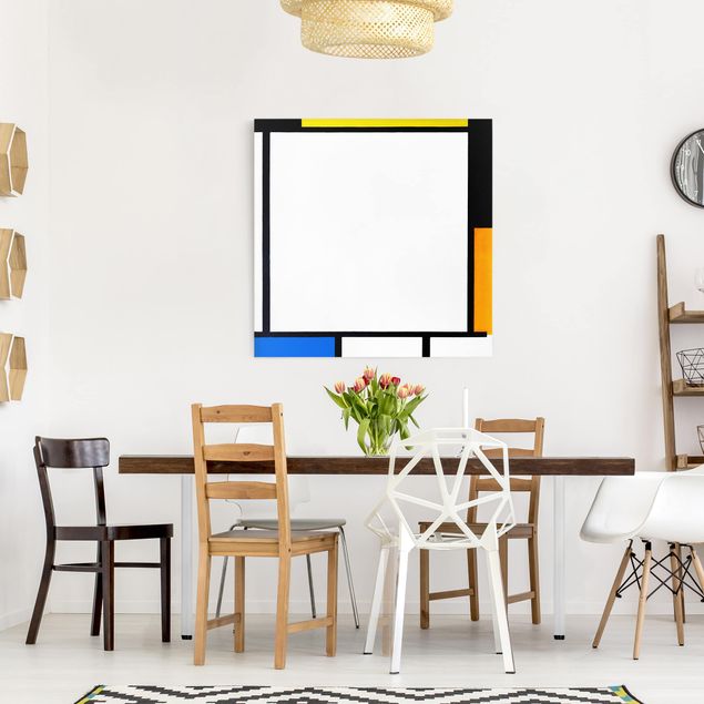 Print on canvas - Piet Mondrian - Composition II
