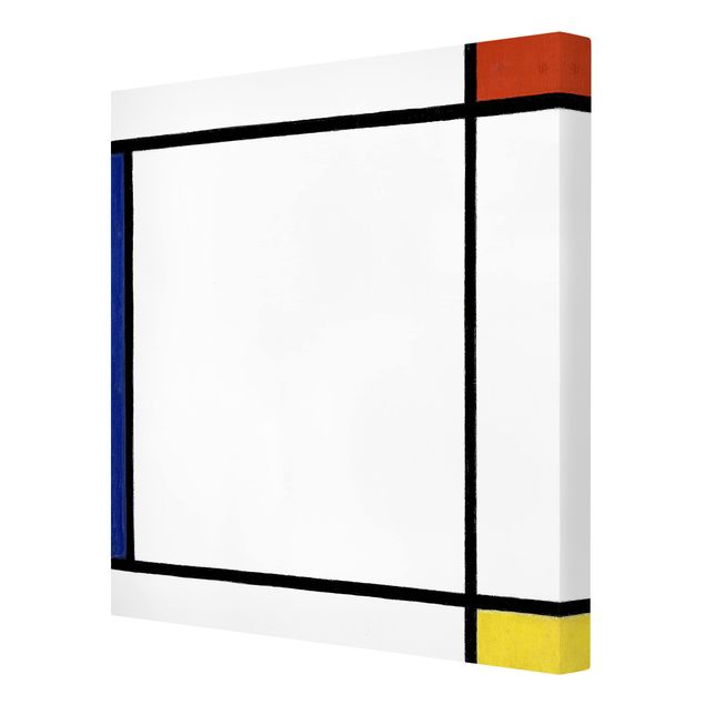 Print on canvas - Piet Mondrian - Composition III with Red, Yellow and Blue