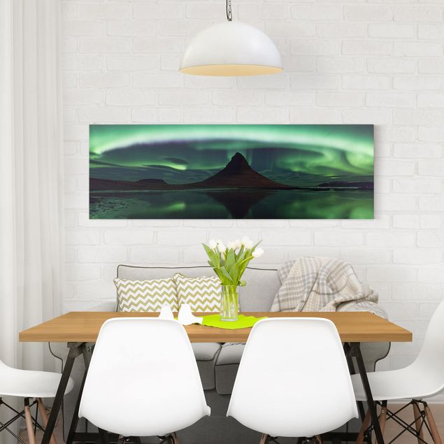 Print on canvas - Northern Lights In Iceland