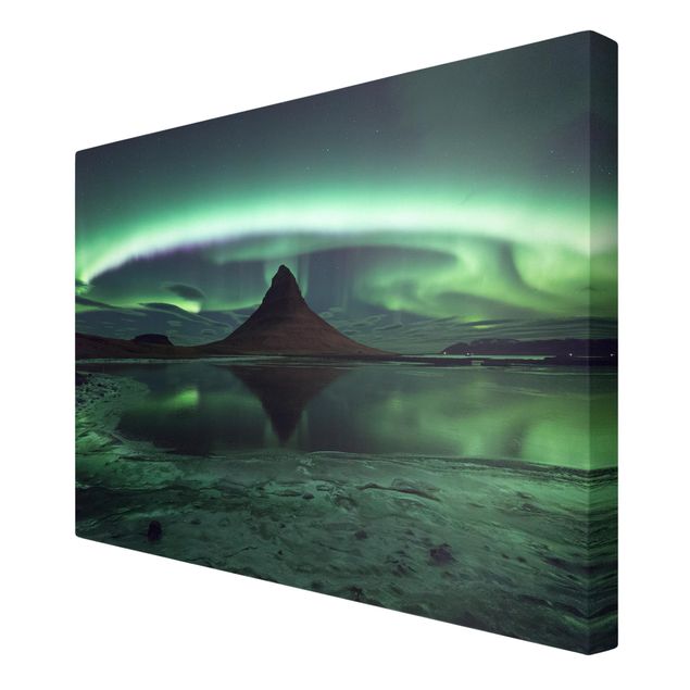 Print on canvas - Northern Lights In Iceland