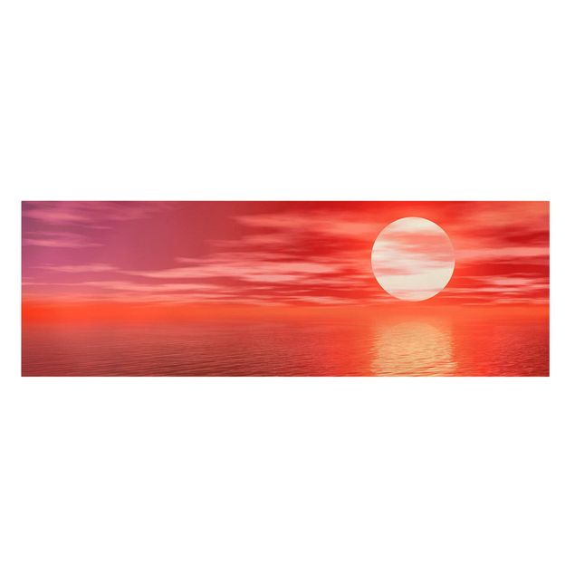 Print on canvas - Red Sunset