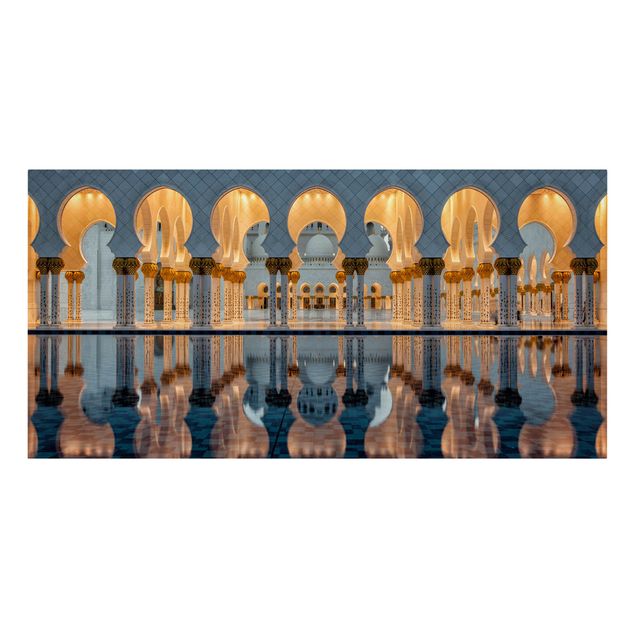 Print on canvas - Reflections In The Mosque