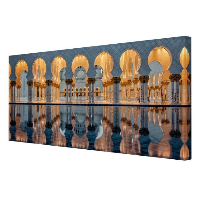 Print on canvas - Reflections In The Mosque