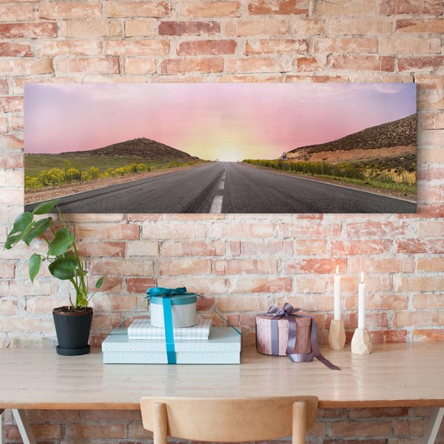 Print on canvas - Road To Horizon