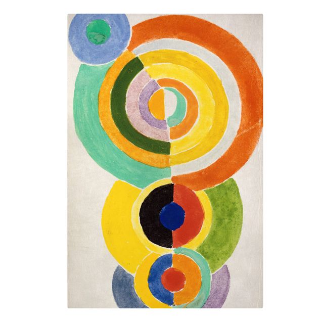 Print on canvas - Robert Delaunay - Rhythm I