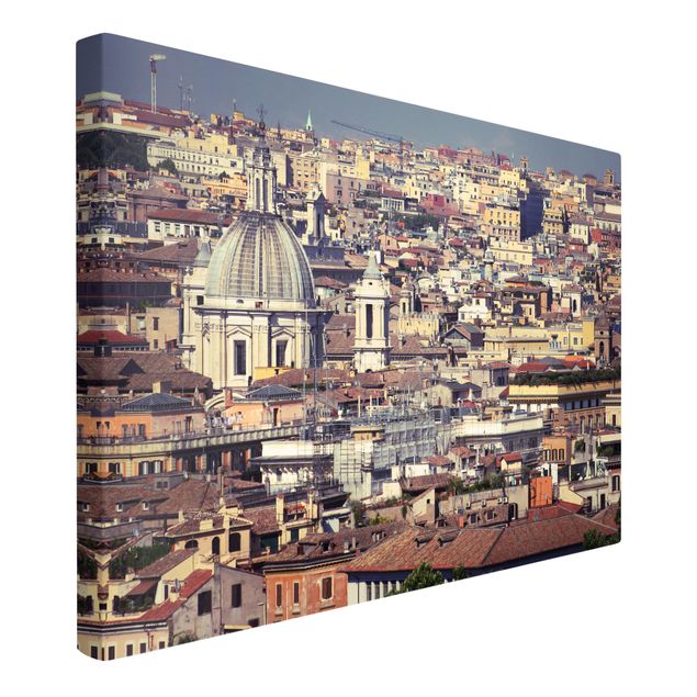 Print on canvas - Rome Rooftops