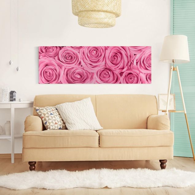 Print on canvas - Pink Roses