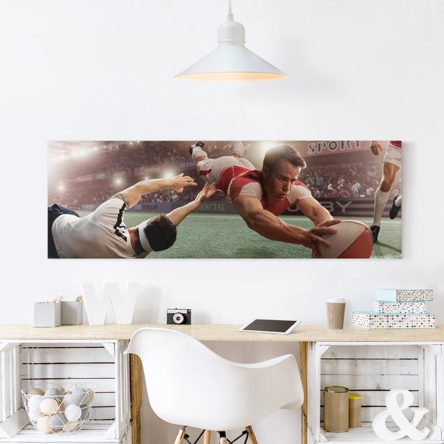 Print on canvas - Rugby Action