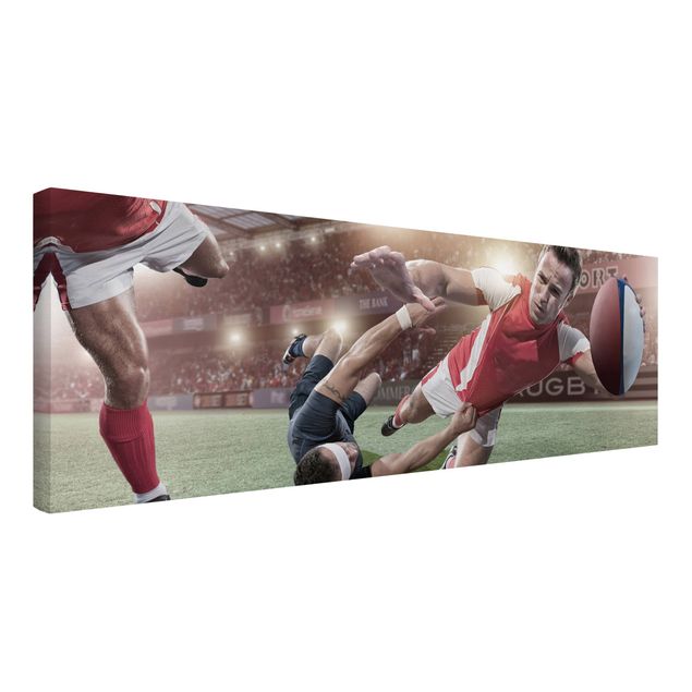 Print on canvas - Rugby In Motion