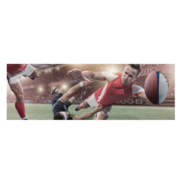 Print on canvas - Rugby In Motion