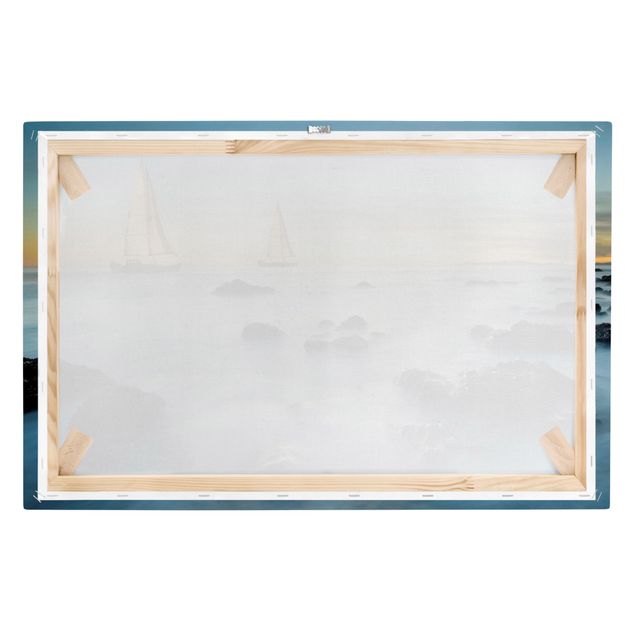 Print on canvas - Sailboats On the Ocean