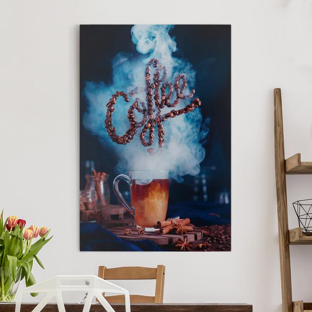 Print on canvas - Smell the coffee