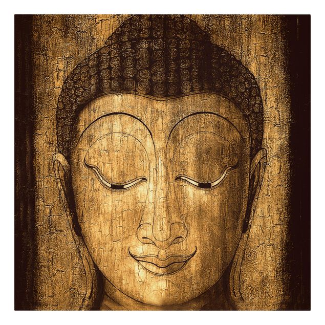 Print on canvas - Smiling Buddha
