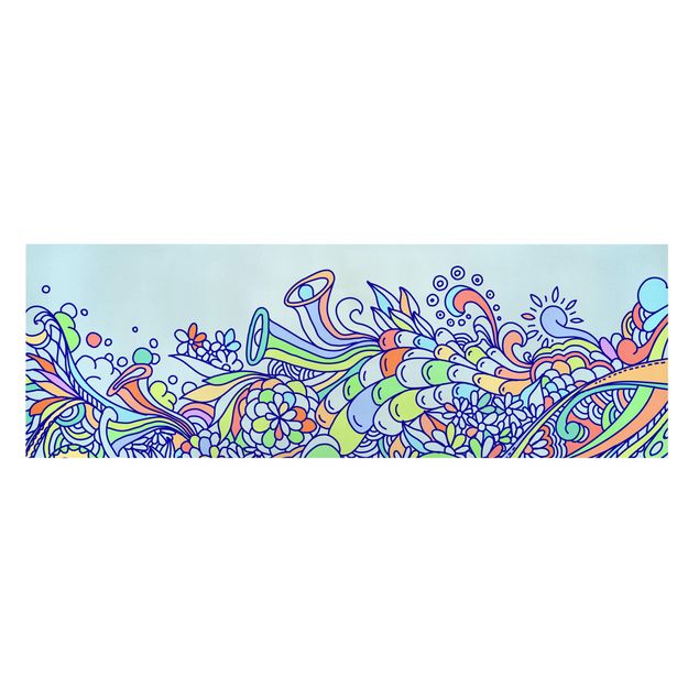 Print on canvas - Summery Blossom Dream