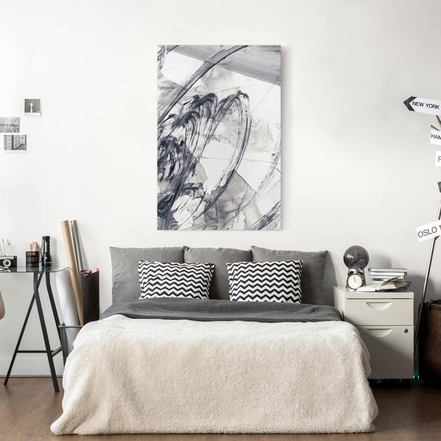 Print on canvas - Sonar Black And White I