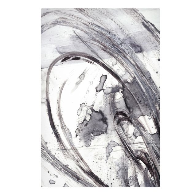 Print on canvas - Sonar Black White II