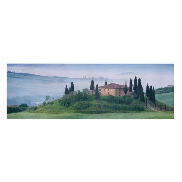 Print on canvas - Sunrise In Tuscany