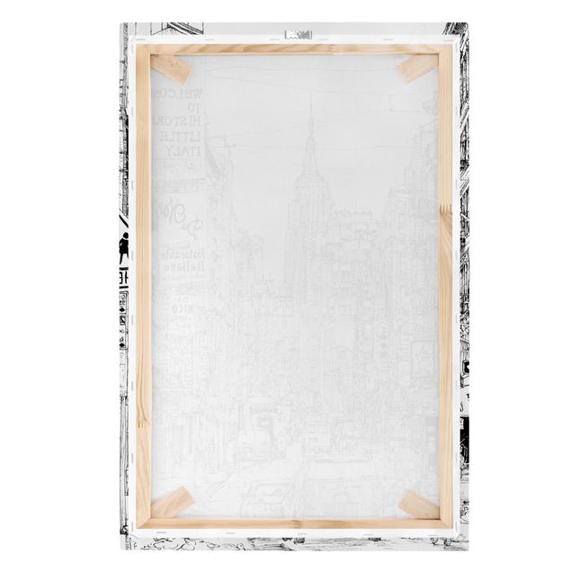 Print on canvas - City Study - Little Italy