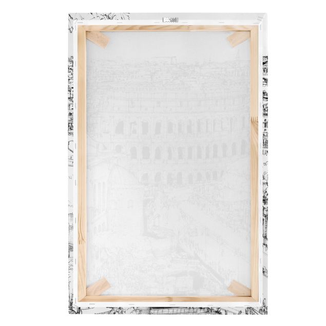 Print on canvas - City Study - Rome