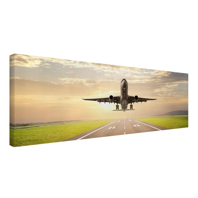 Print on canvas - Airplane Taking Off