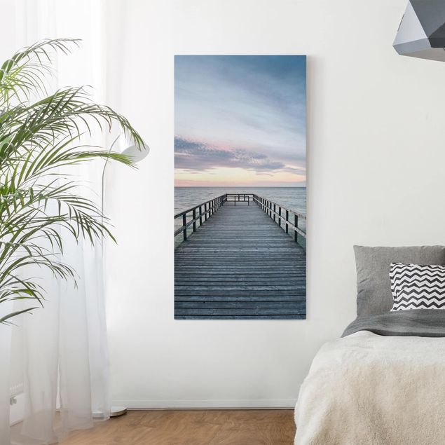 Print on canvas - Landing Bridge Boardwalk