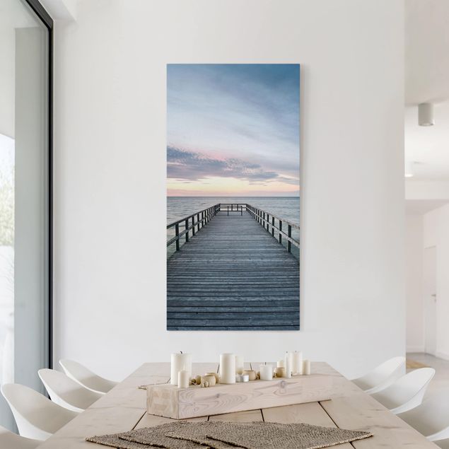 Print on canvas - Landing Bridge Boardwalk