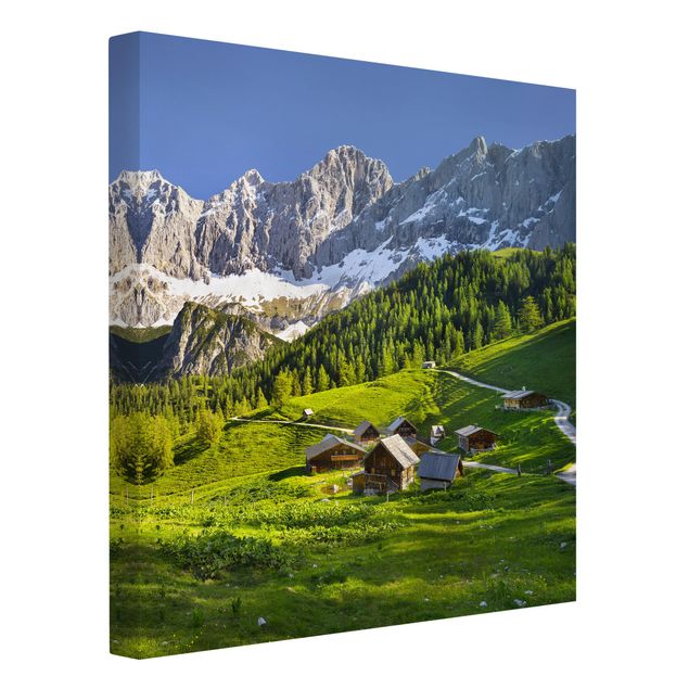 Print on canvas - Styria Alpine Meadow