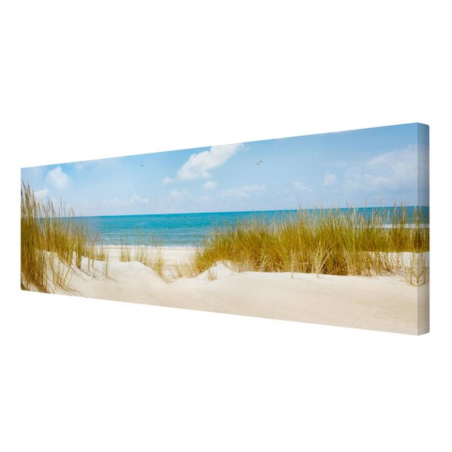 Print on canvas - Beach On The North Sea